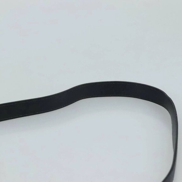 CELINE Macadam Canvas Shoulder Bag Suede Leather Navy Auth - Picture 9 of 16